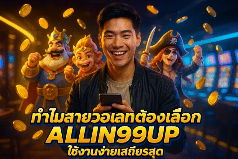 ทำไมสายวอเลทต้องเลือก ALLIN99UP ใช้งานง่ายเสถียรสุด