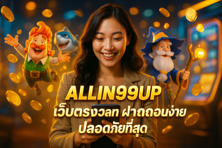 ALLIN99UP เว็บตรงวอเลท ฝากถอนง่าย ปลอดภัยที่สุด