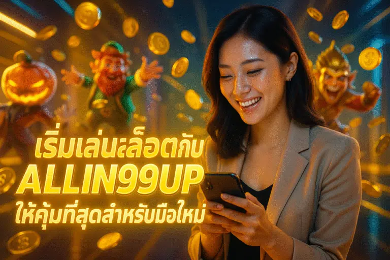 เริ่มเล่นสล็อตกับ ALLIN99UP ให้คุ้มที่สุดสำหรับมือใหม่