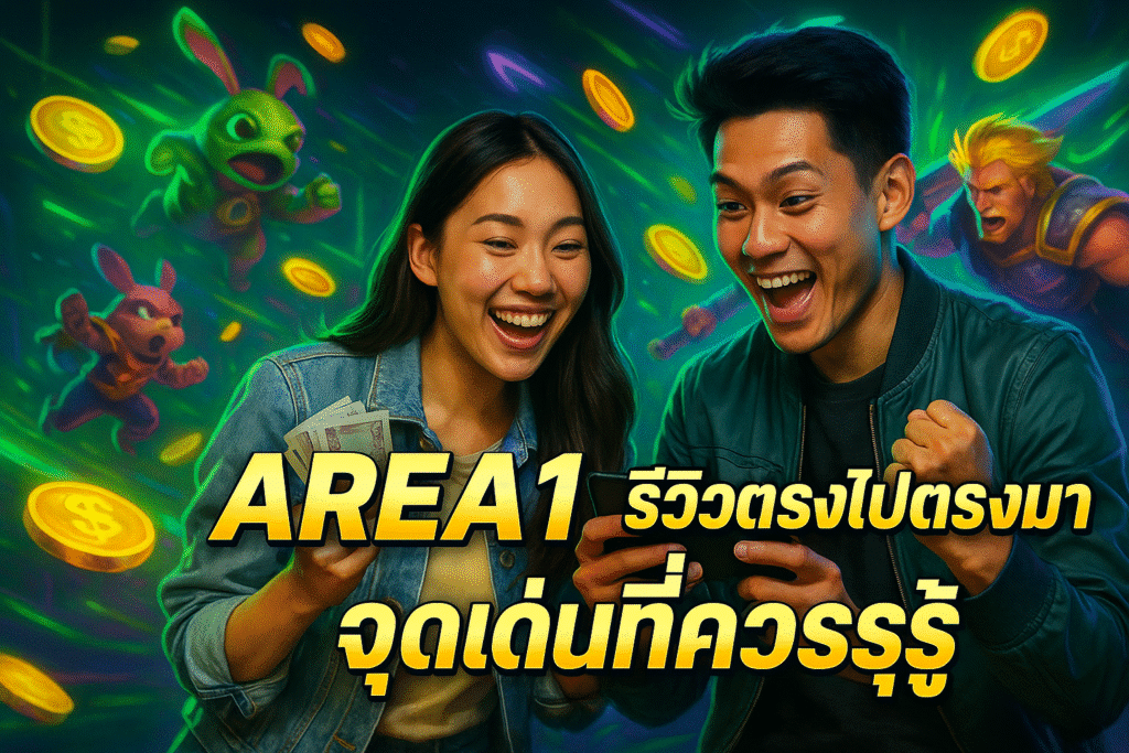 AREA1 รีวิวตรงไปตรงมา จุดเด่นที่ควรรู้